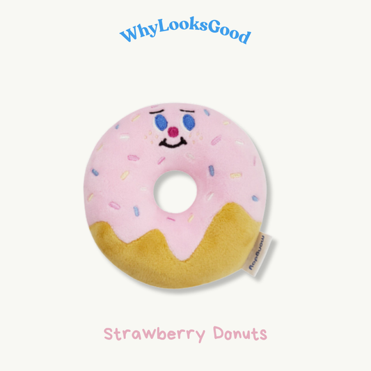 Korean Donuts Dog Sound Toys - Strawberry Donuts