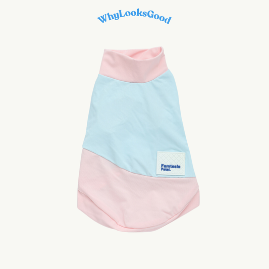 Summer Comfort Sun Protection Vest for Dogs- Pink & Blue