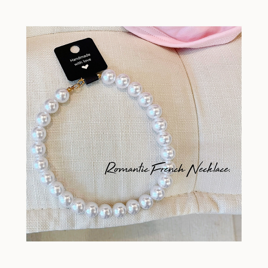 Pet Pearl Necklace with Extension Chain