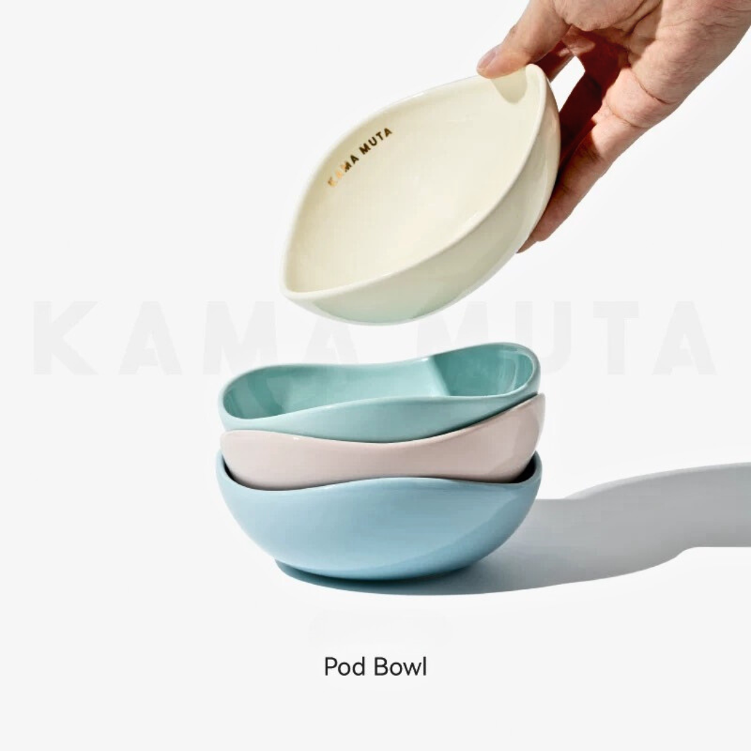 KAMA MUTA Pod Bowl Pet Bowl - Blue