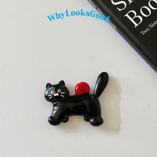 Cats Magnetic Refrigerator Magnets -  Black Cats