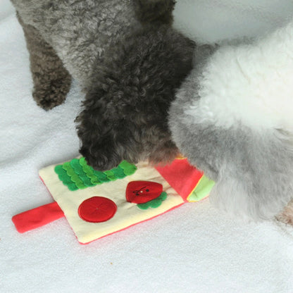Snuffle Squeaky Hidden Treat Book Toy