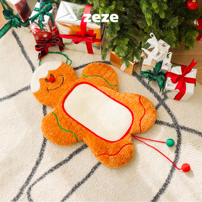 ZEZE Gingerbread Cat Scratching Mat