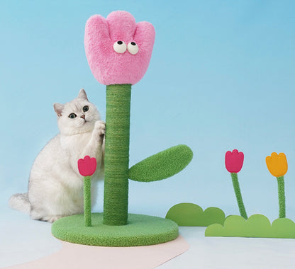 ZEZE Tulip Cat Scratching Post (Multi-color)