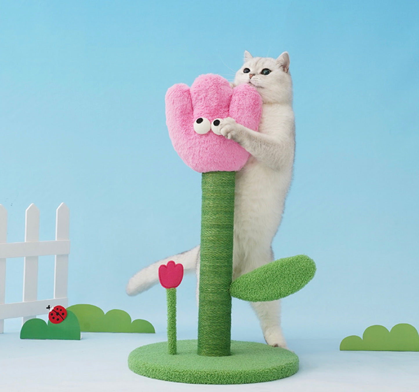 ZEZE Tulip Cat Scratching Post (Multi-color)