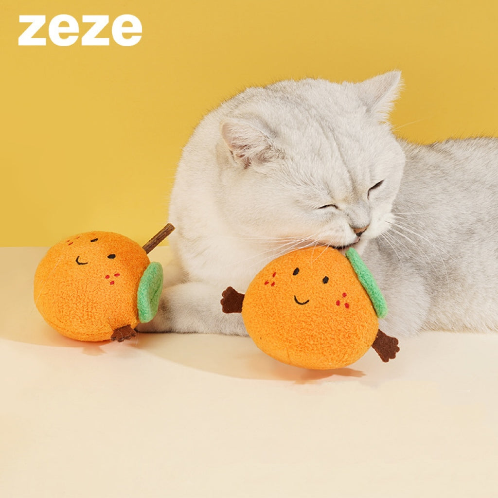 ZEZE Orange Silvervine Cat Toy