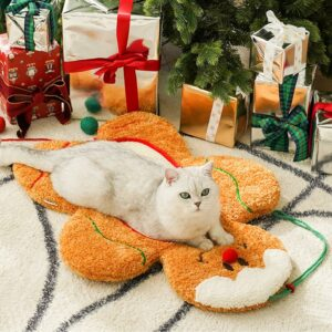 ZEZE Gingerbread Cat Scratching Mat