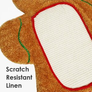 ZEZE Gingerbread Cat Scratching Mat