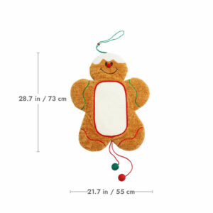 ZEZE Gingerbread Cat Scratching Mat