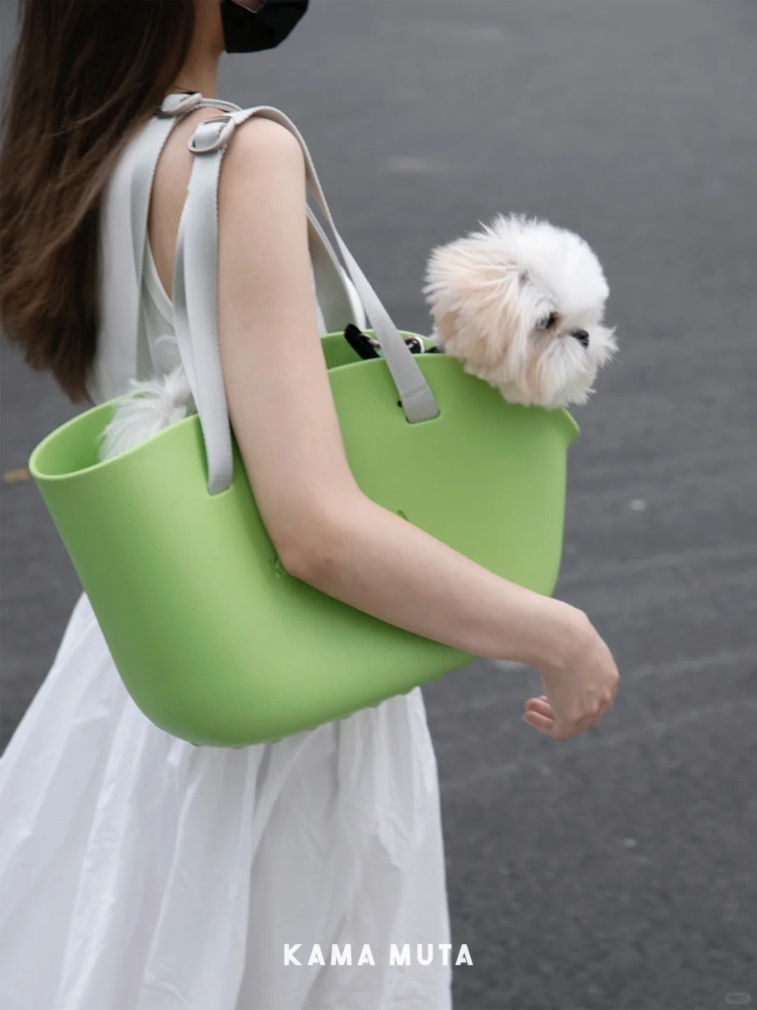 KAMA MUTA Deluxe Pet Tote Bag - Green