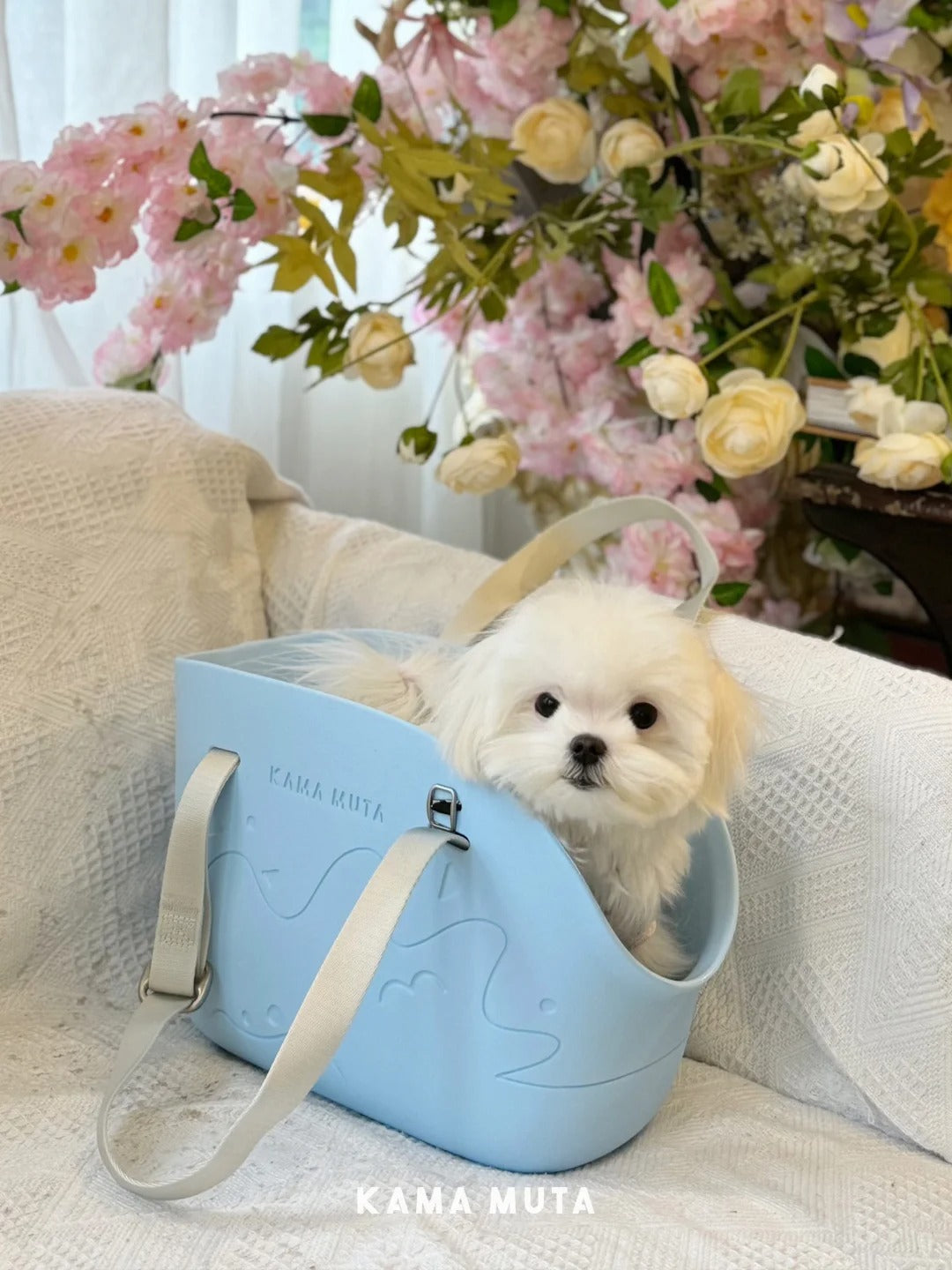 KAMA MUTA Deluxe Mini Pet Tote Bag - Blue