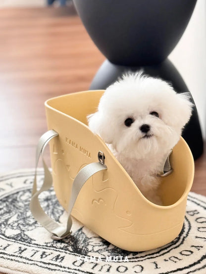 KAMA MUTA Deluxe Mini Pet Tote Bag - Yellow