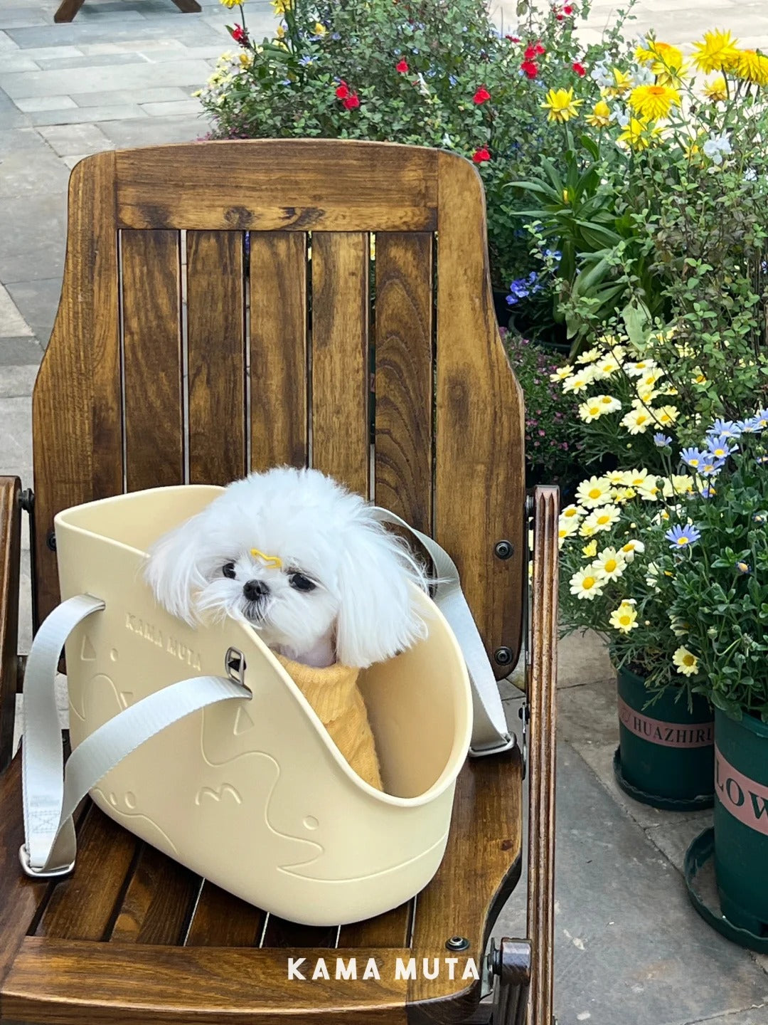 KAMA MUTA Deluxe Mini Pet Tote Bag - Yellow