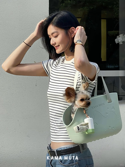 KAMA MUTA Deluxe Mini Pet Tote Bag - Green