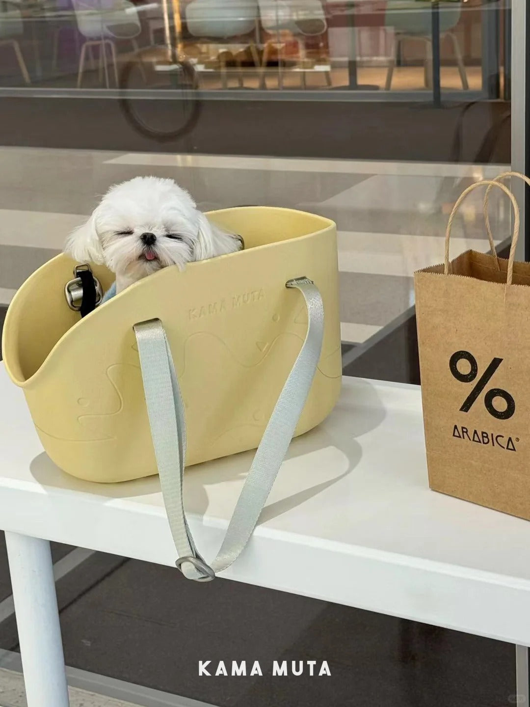 KAMA MUTA Deluxe Mini Pet Tote Bag - Yellow
