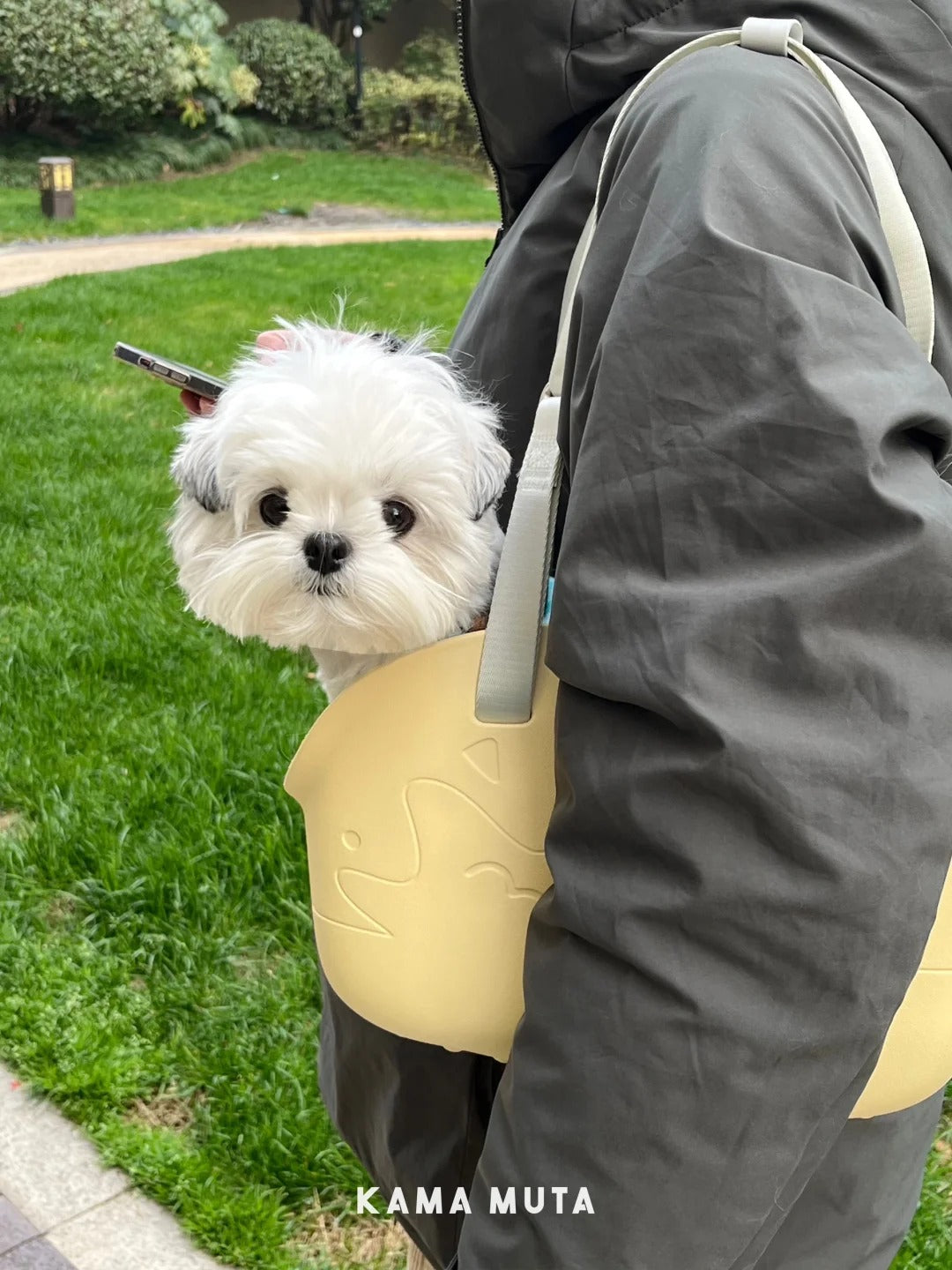 KAMA MUTA Deluxe Mini Pet Tote Bag - Yellow
