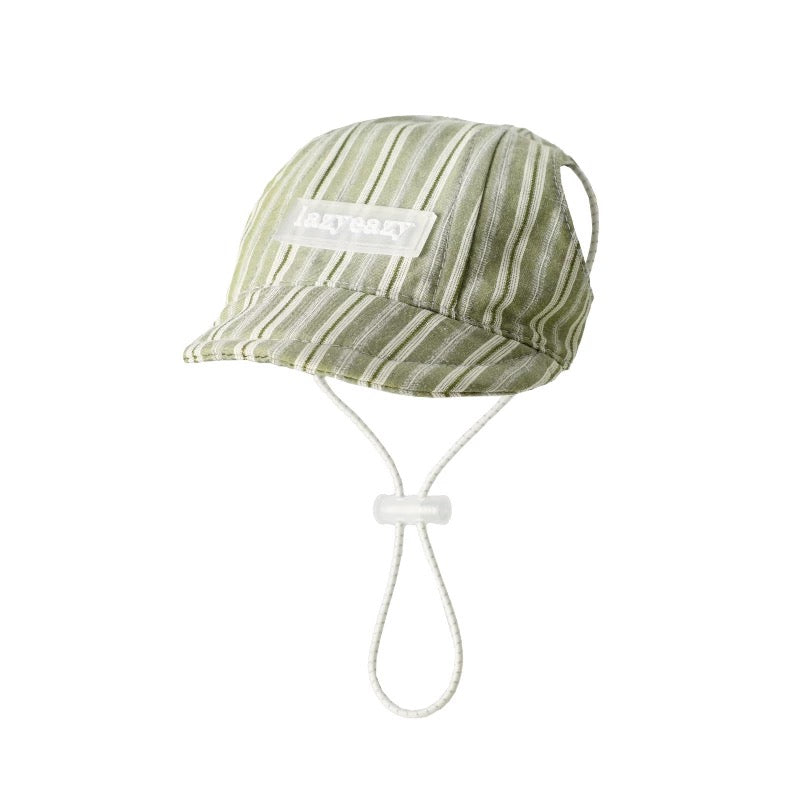 [Pre-order] LAZYEAZY Stripe Cap - Green