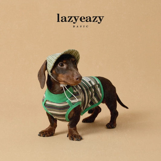 [Pre-order] LAZYEAZY Stripe Cap - Green