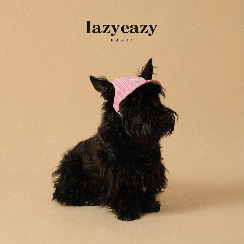 [Pre-order] LAZYEAZY Stripe Cap - Pink