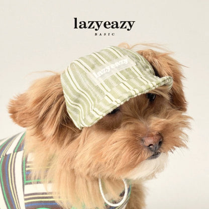 [Pre-order] LAZYEAZY Stripe Cap - Green