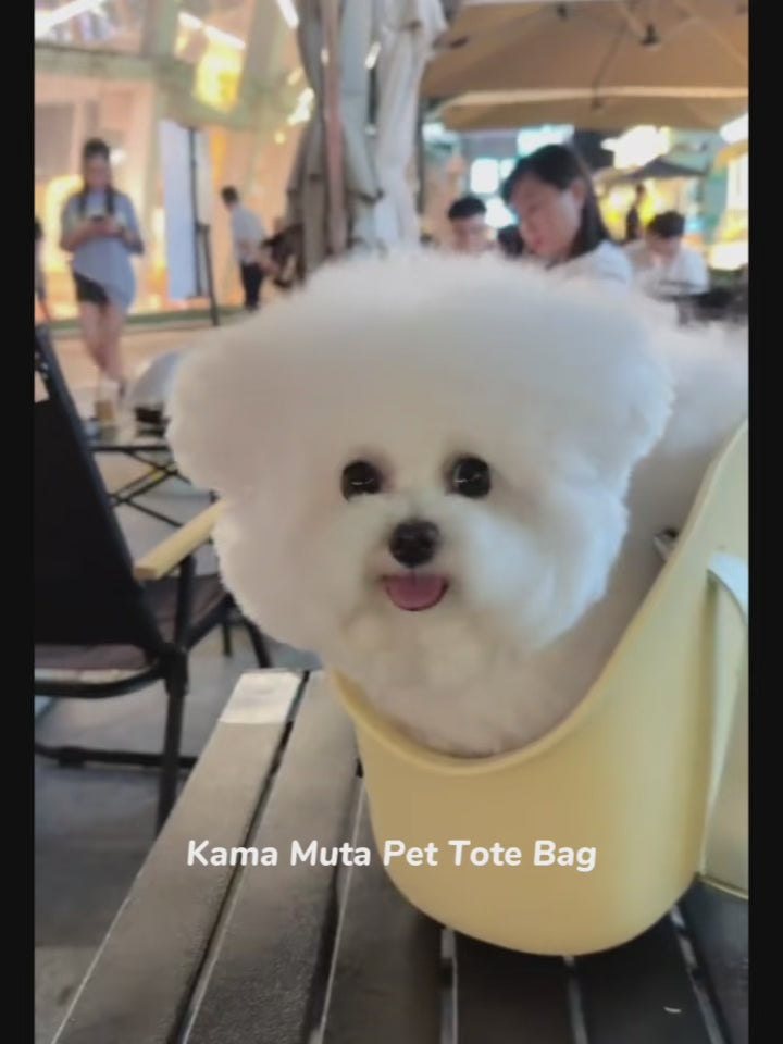 Load video: Kama Muta Pet Tote Bag